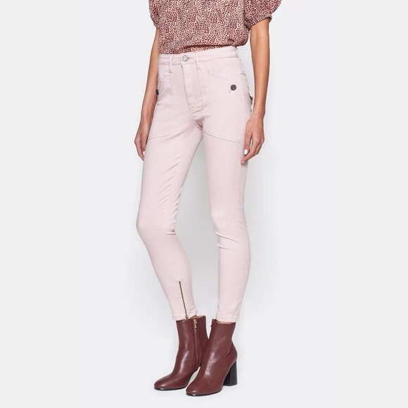 NWT Joie light pink slim fit crop leg skinny jeans, 25 - Picture 2 of 15